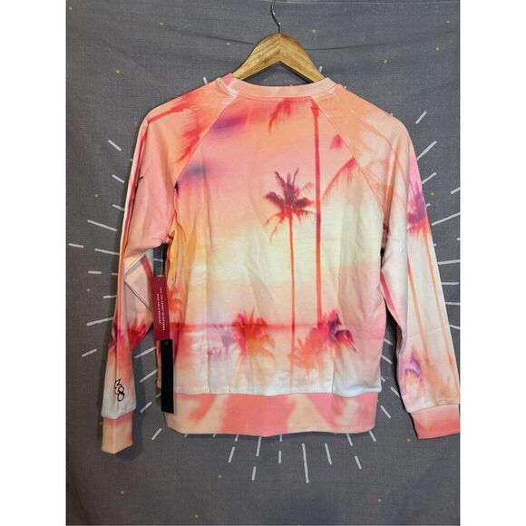 NWT Carbon38 Tropical Palm Tree Crewneck - Picture 7 of 7